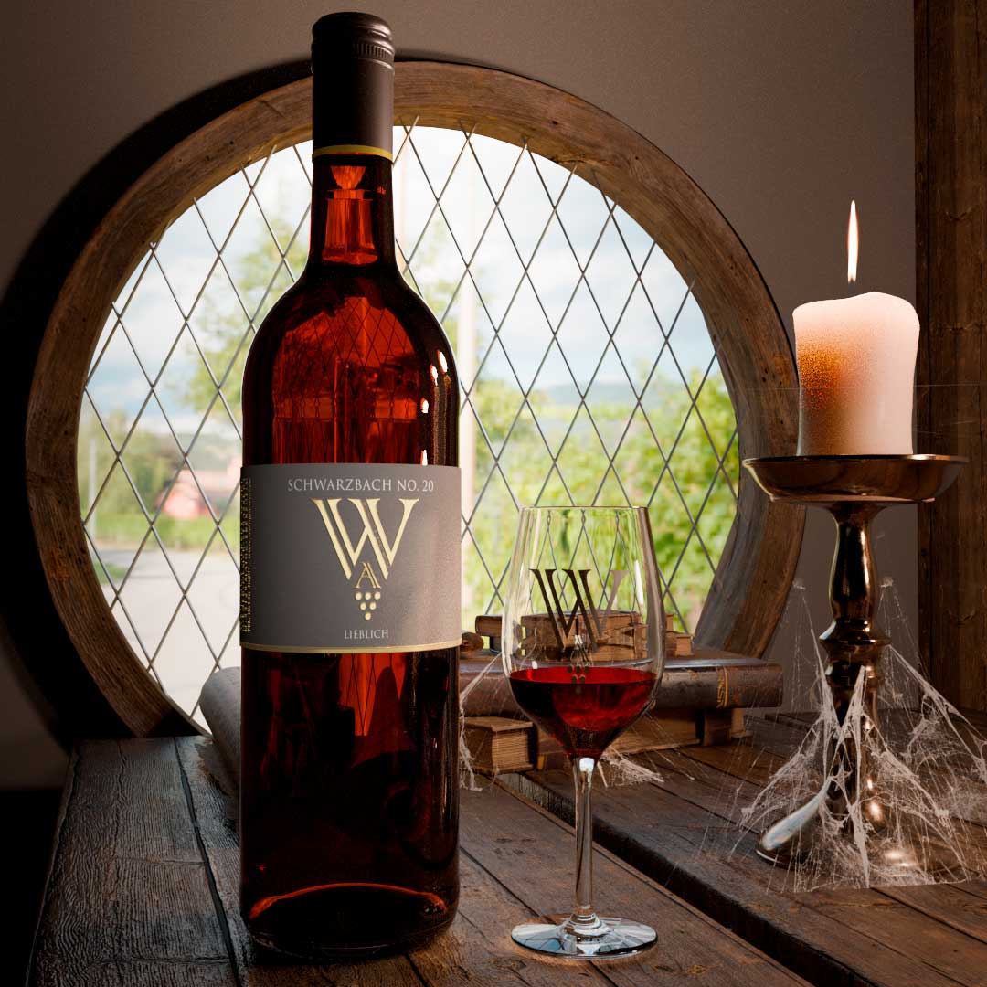 Wein am Fenster