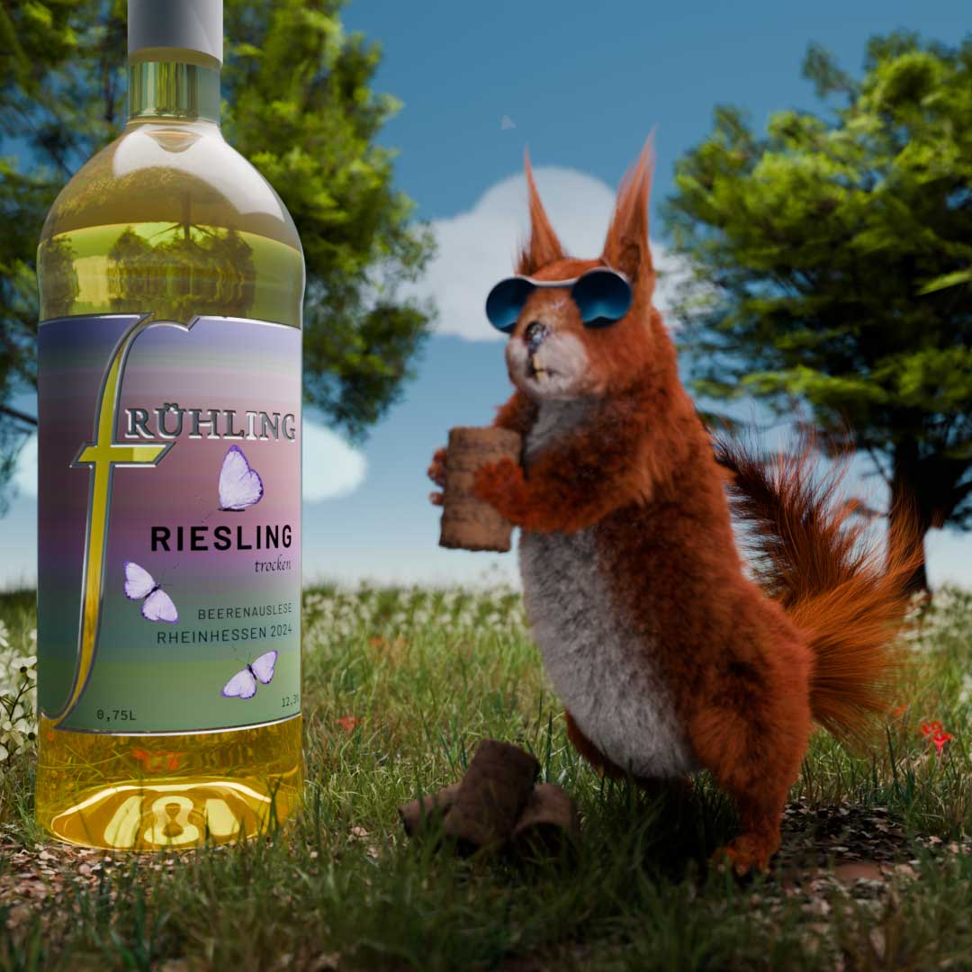 Frühling Eichhörnchen
