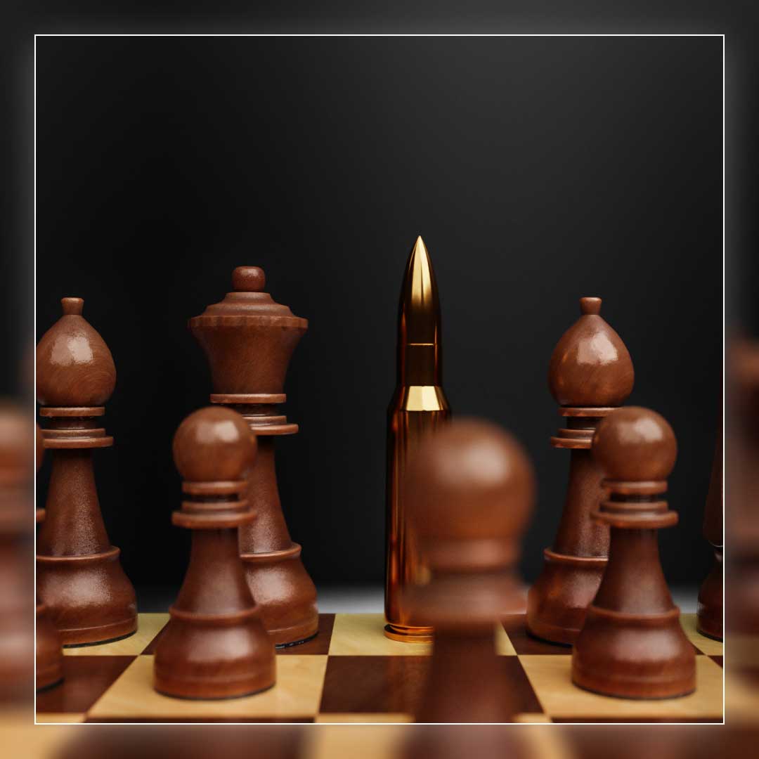 Schach mit Patrone